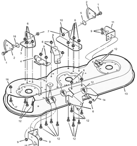 Part Location Diagram of 092014E701 Murray Bracket, Hinge